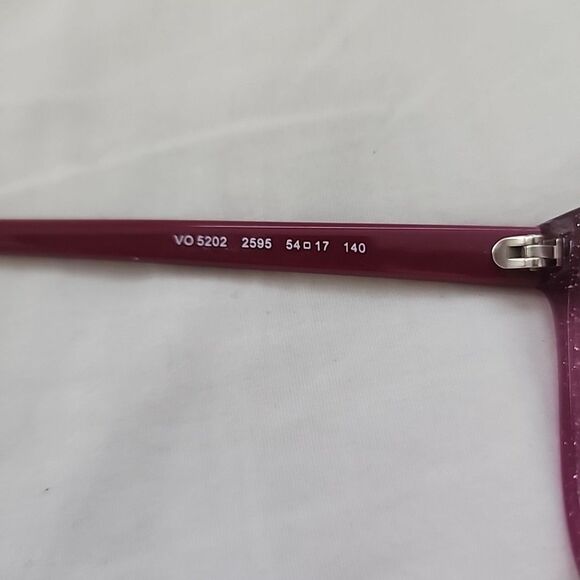 Vogue VO 5202 2595 Cat Eye Pink Purple Glitter Womens Eyeglasses Frame 54-17-140 - Picture 8 of 8